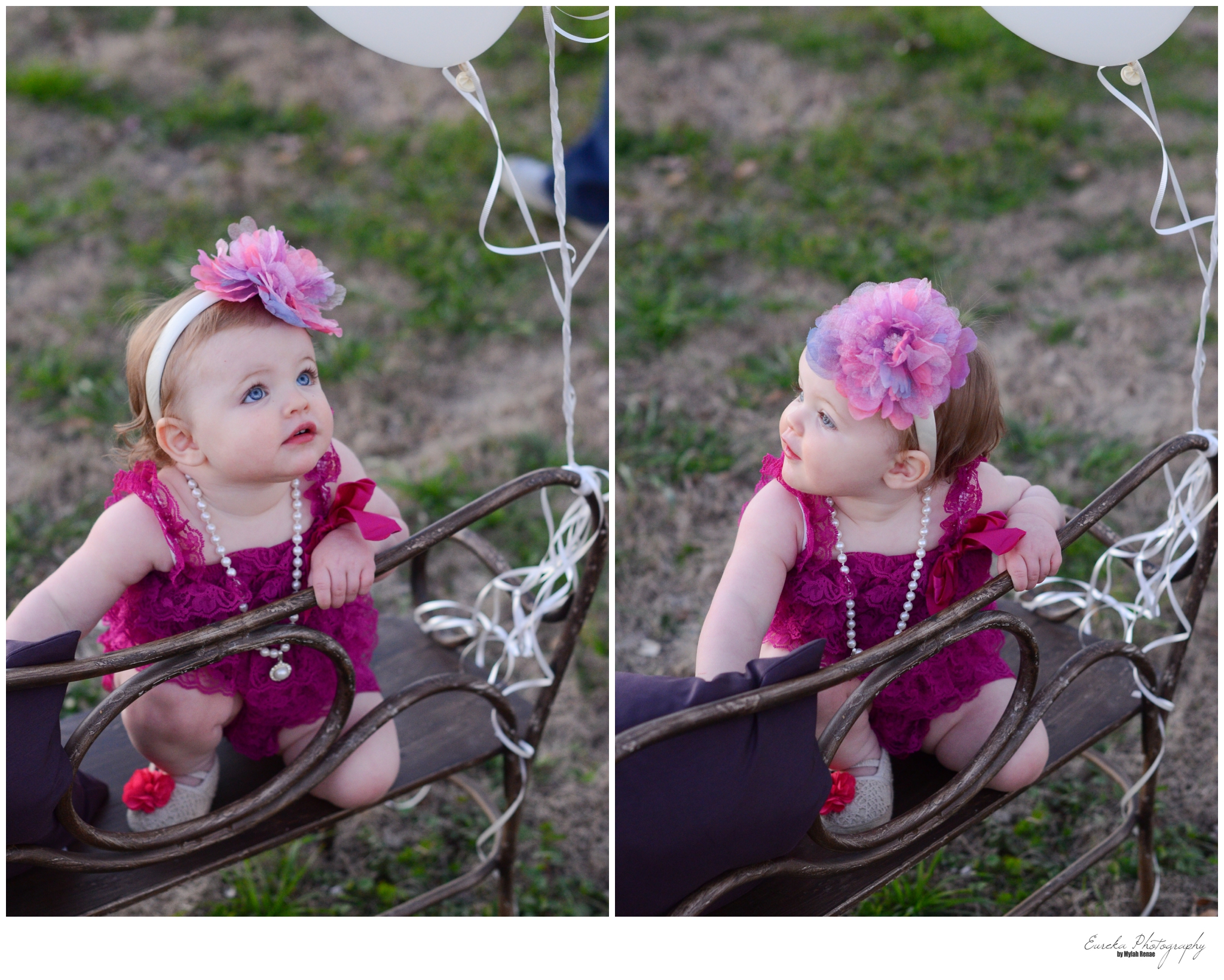 Baby's first birthday photo shoot in Georgetown, TX