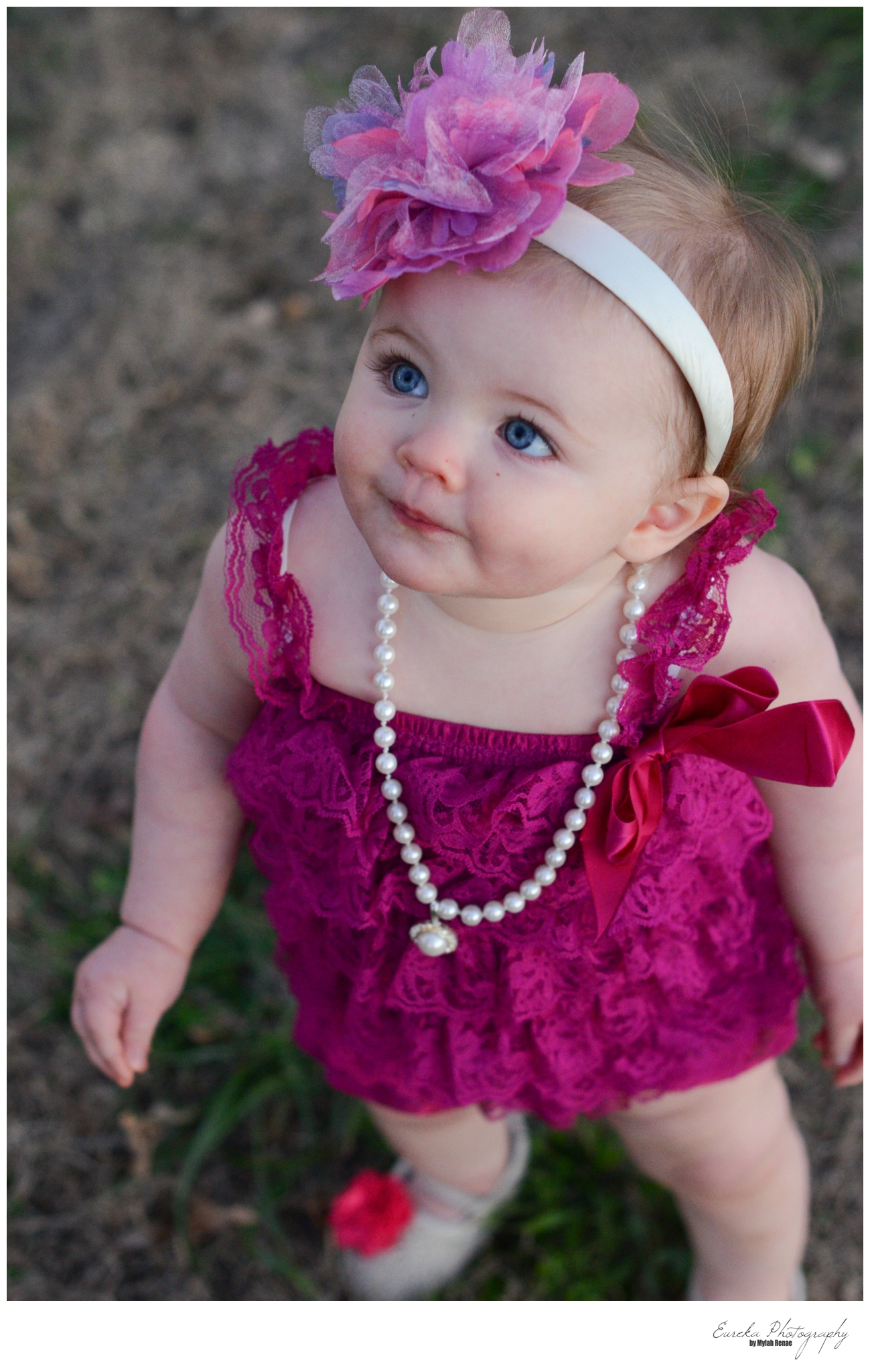 Pink Bows and pearls