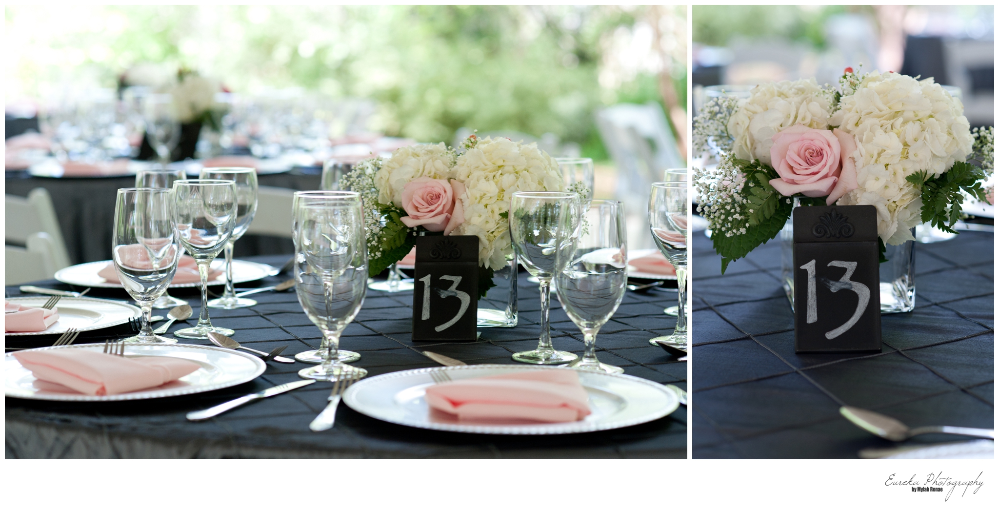 Pink and Gray wedding palette ideas for reception decoration