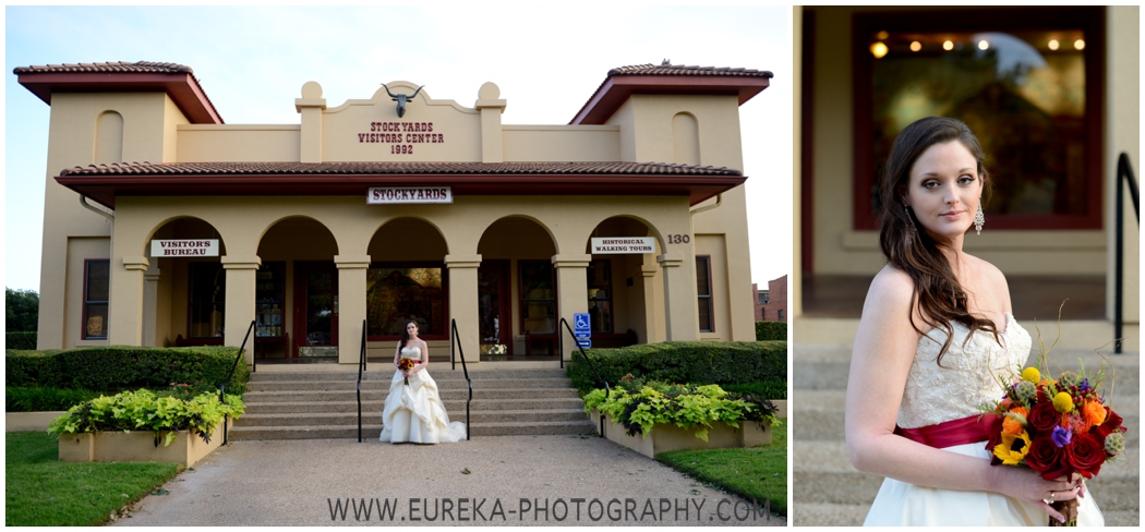 Fort Worth Stockyards Bridal Portraits