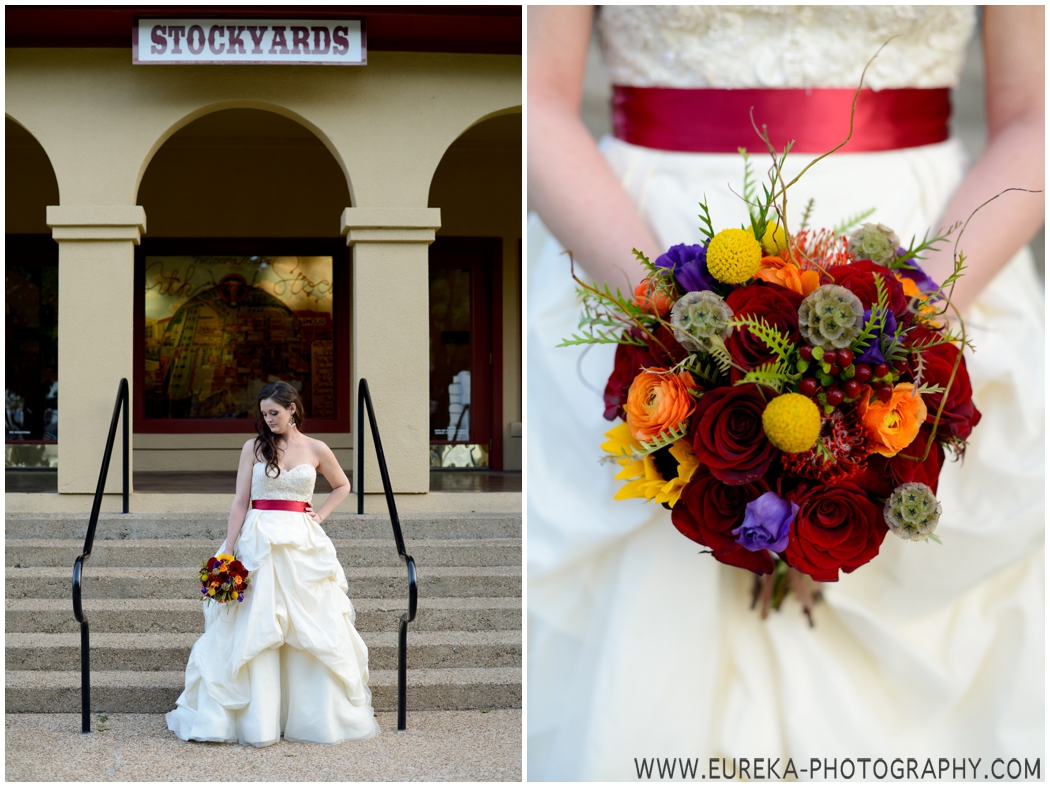 Fort Worth Stockyards Bridal Portraits