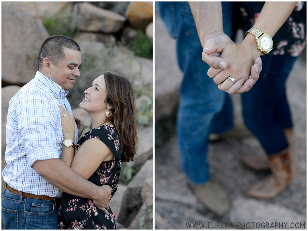 Wedding Engagement Pictures at Enchanted Rock Texas State Natural Area