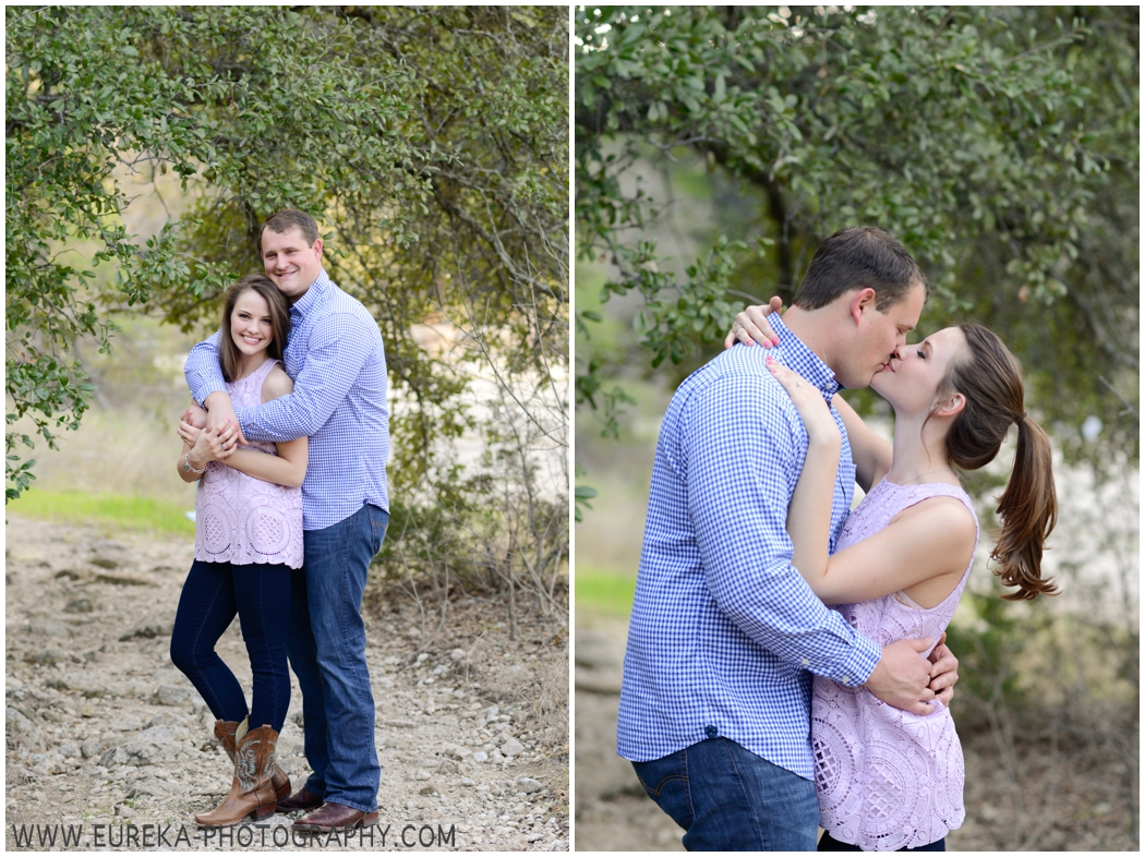 Bull Creek Engagement Session in Austin, TX for Camp Lucy bride and groom 