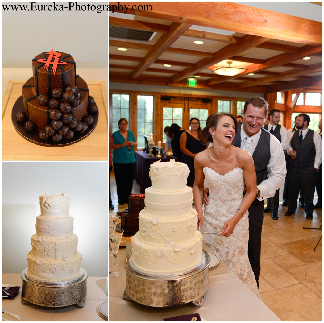 Classic Cakes by Lori at Sacred Oaks Wedding reception 