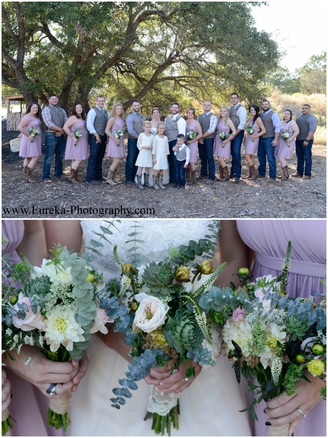 Texas Wedding Bridal Party