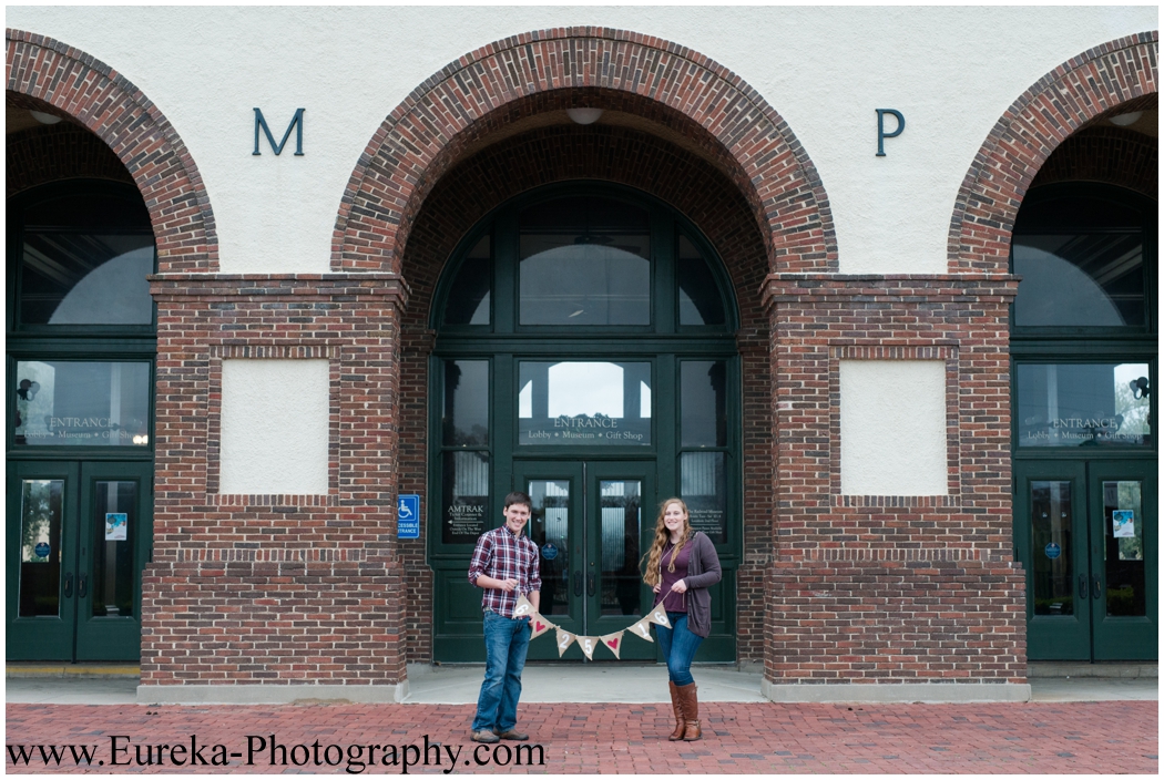 Train Station Engagement Photos-17