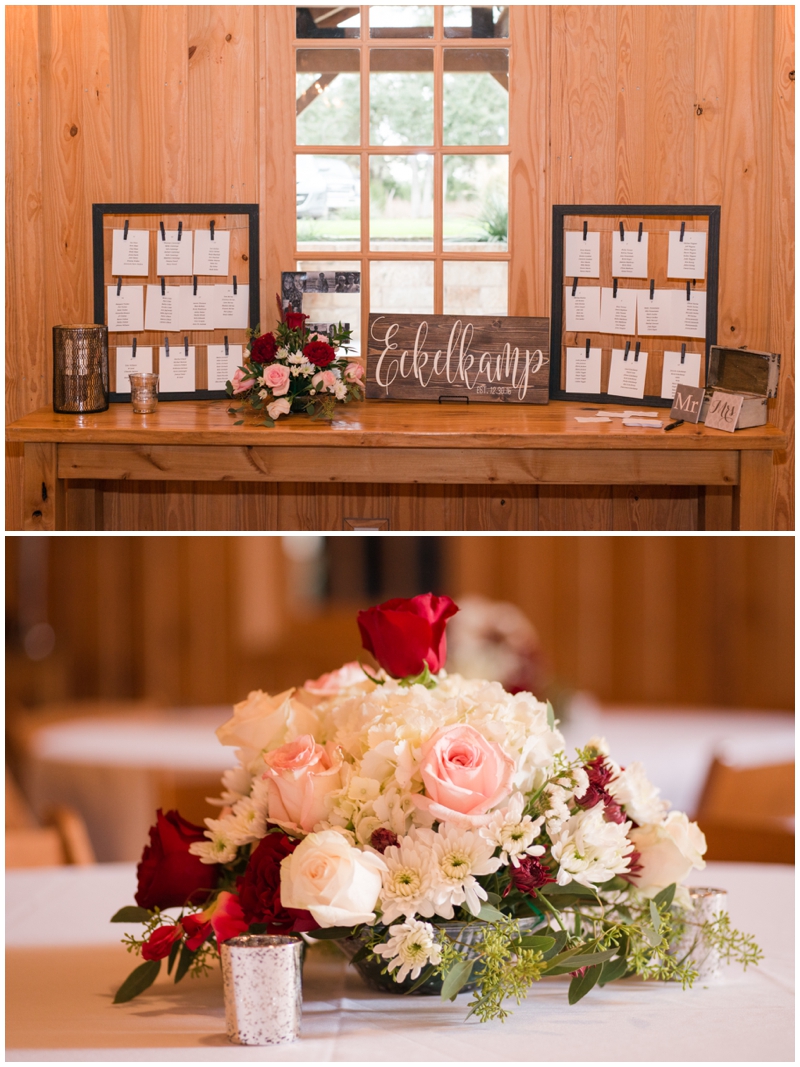 Clothespin Wedding Guest Seating Chart