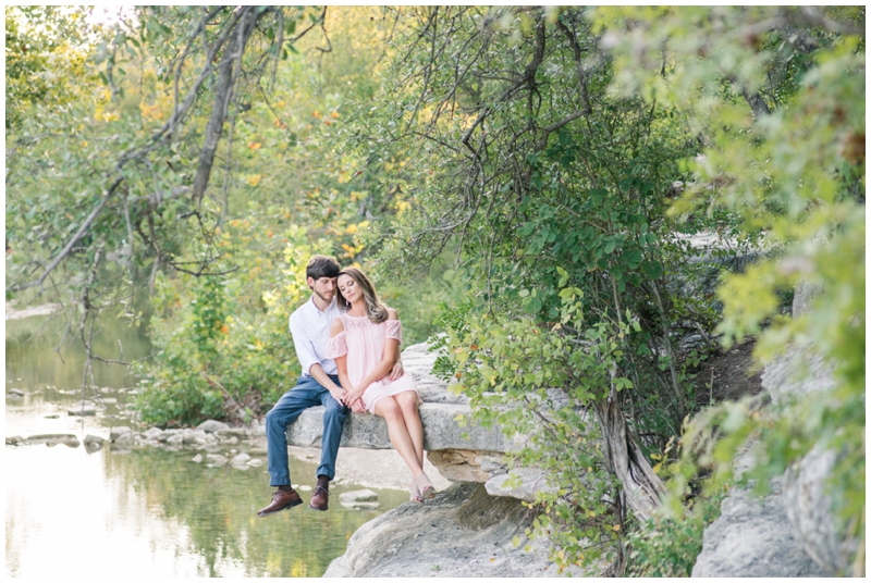 Engagement Session at Bull Creek in Austin Texas