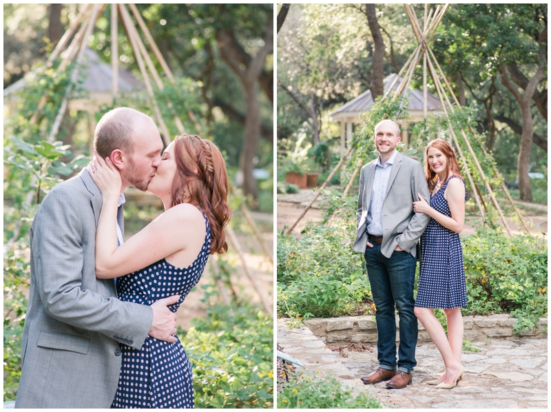 Austin Botanical Gardens Engagement Photography 