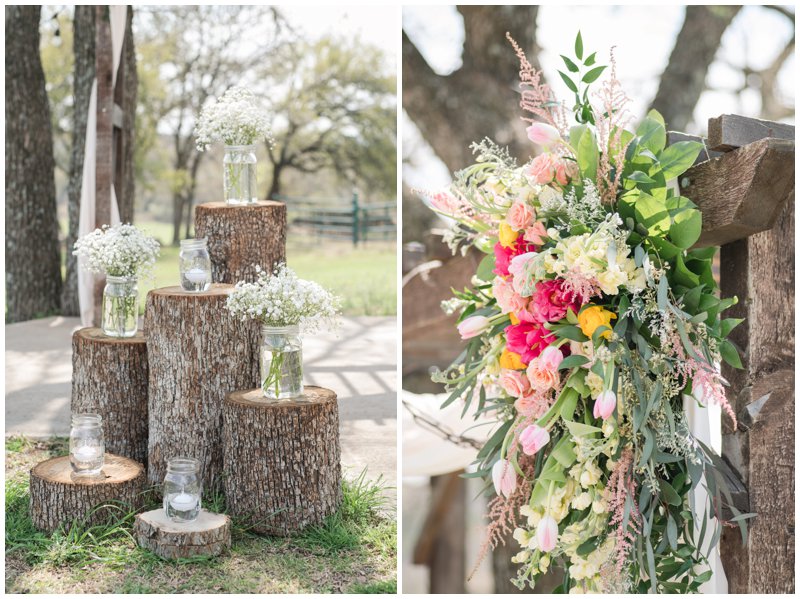 Blush Wedding at CW Hill Country Ranch in Boerne 