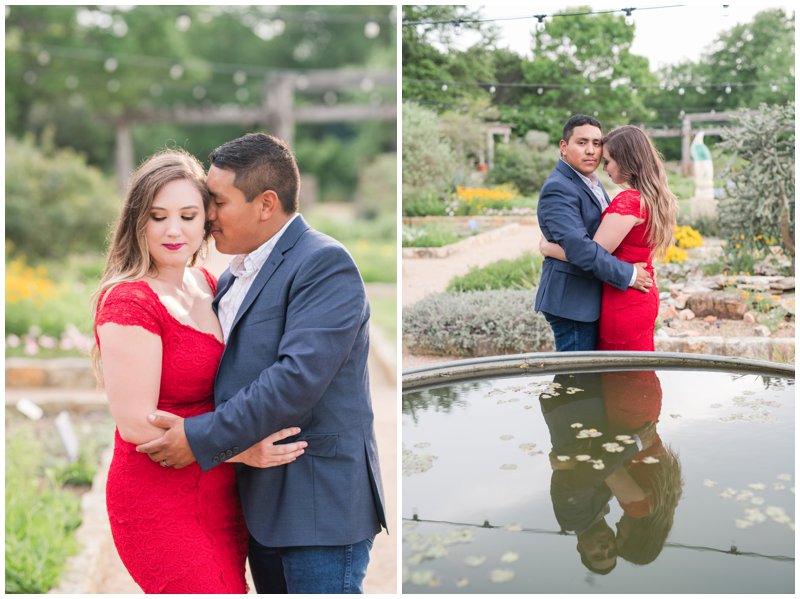 Anniversary photo session at The Wildflower Center in Austin 