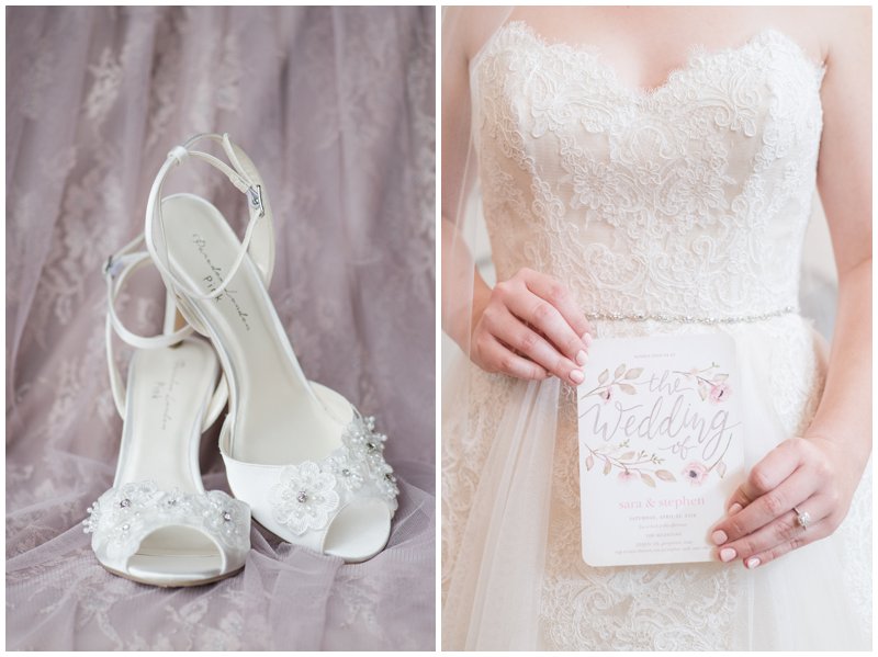 bridal details in mauve and blush 