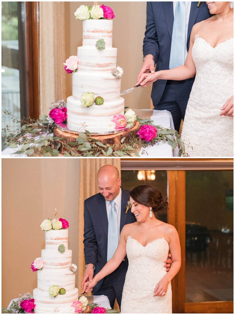 Exclusive Cake Shop San Antonio Wedding Cakes with succulents and pink flowers