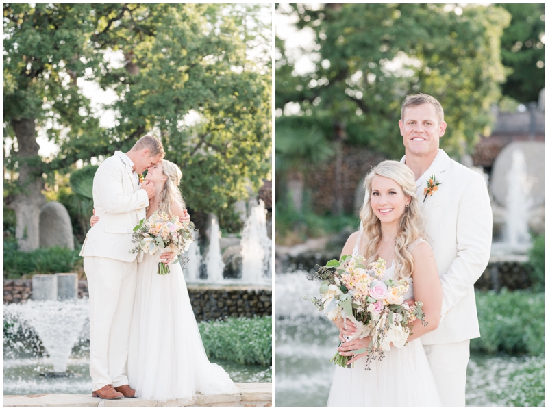 Blush wedding at yacht Club of Horseshoe Bay Resort