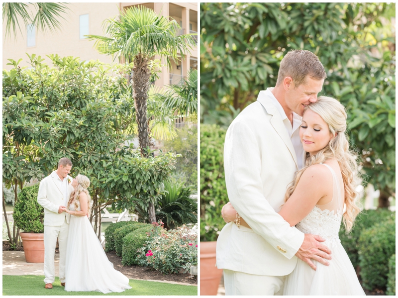 Bride and groom portraits at Horseshoe Bay Resort