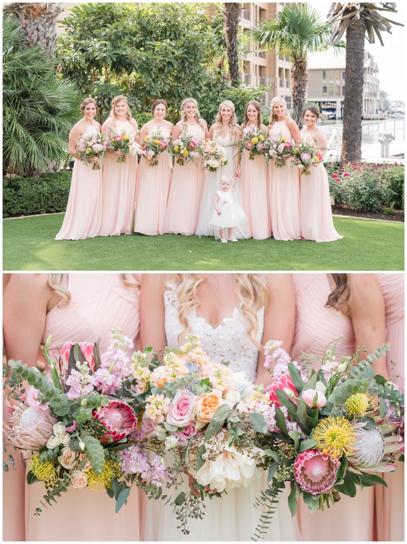 Tropical Blush Wedding at Horseshoe bay Resort