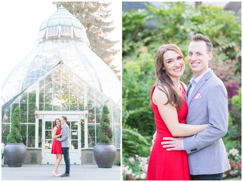 Wright Park Conservatory engagement