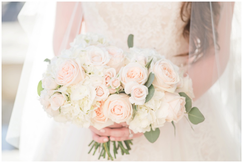 Sixpence Floral Bridal Bouquet in Blush