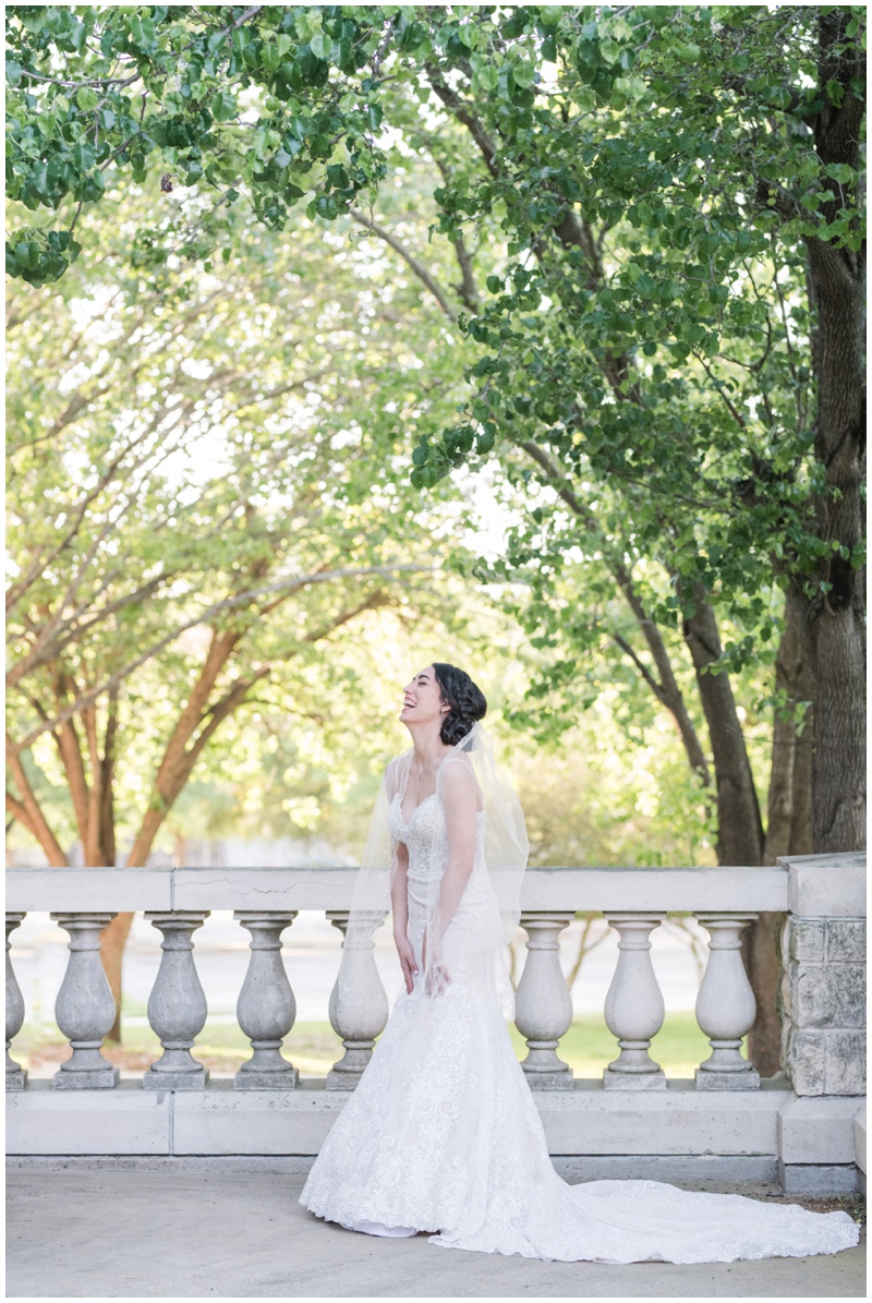 Southwestern University Bridal Portraits in Georgetown Texas