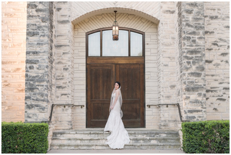 Southwestern University Bridal Portraits at Lois Perkins Chapel