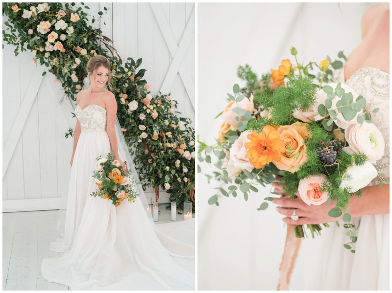 White Sparrow Barn Bridal Portraits 