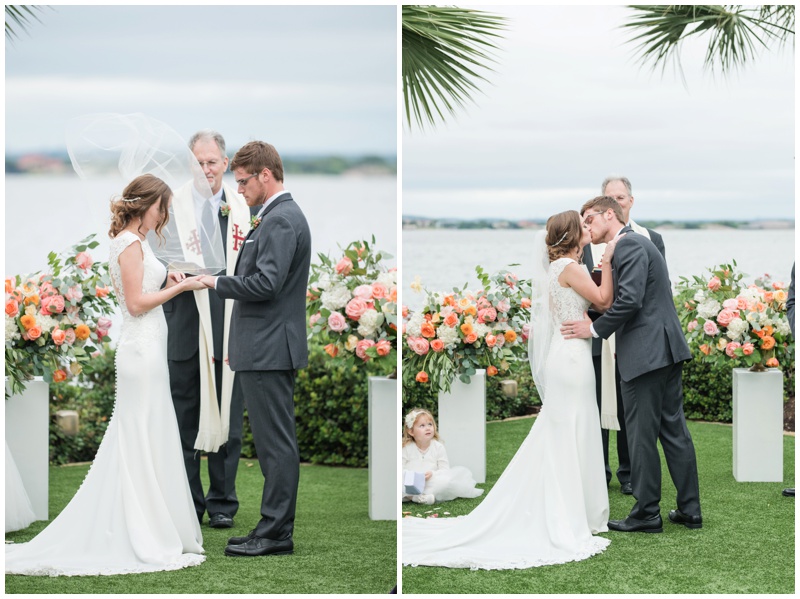 Windy Wedding Day at Horseshoe Bay Resort 