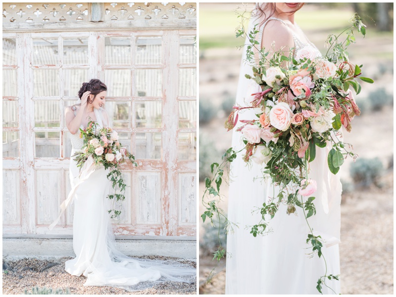 Bridal Photos at The White Sparrow Barn