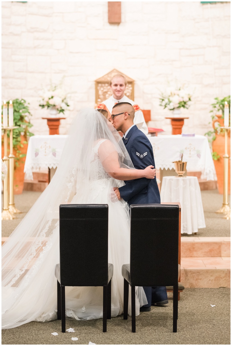 St. Anthony's Catholic Church in Kyle Texas Wedding Photographer