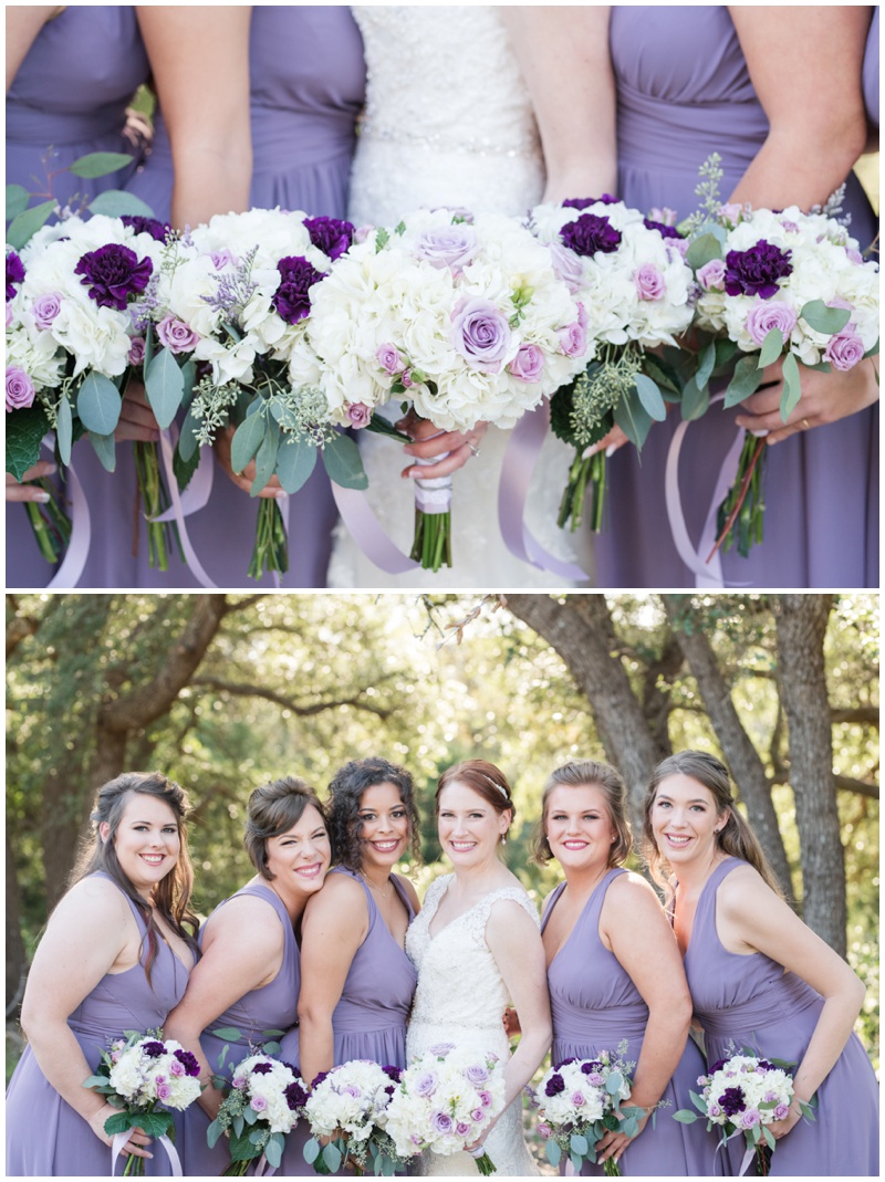 Dream events of Austin bridesmaids bouquets in lavender