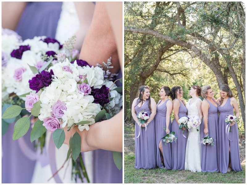 Lavender Wedding at The Milestone in Georgetown Texas