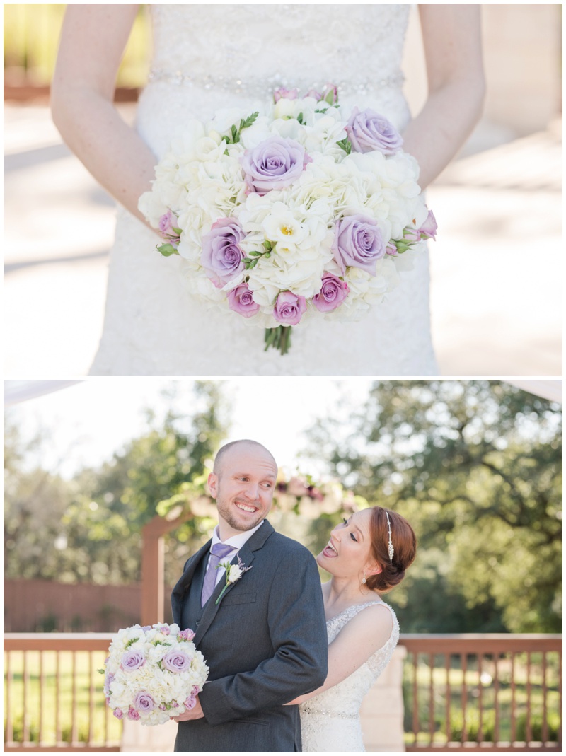 Dream Weddings and Events Bridal Bouquet in cream and lavender