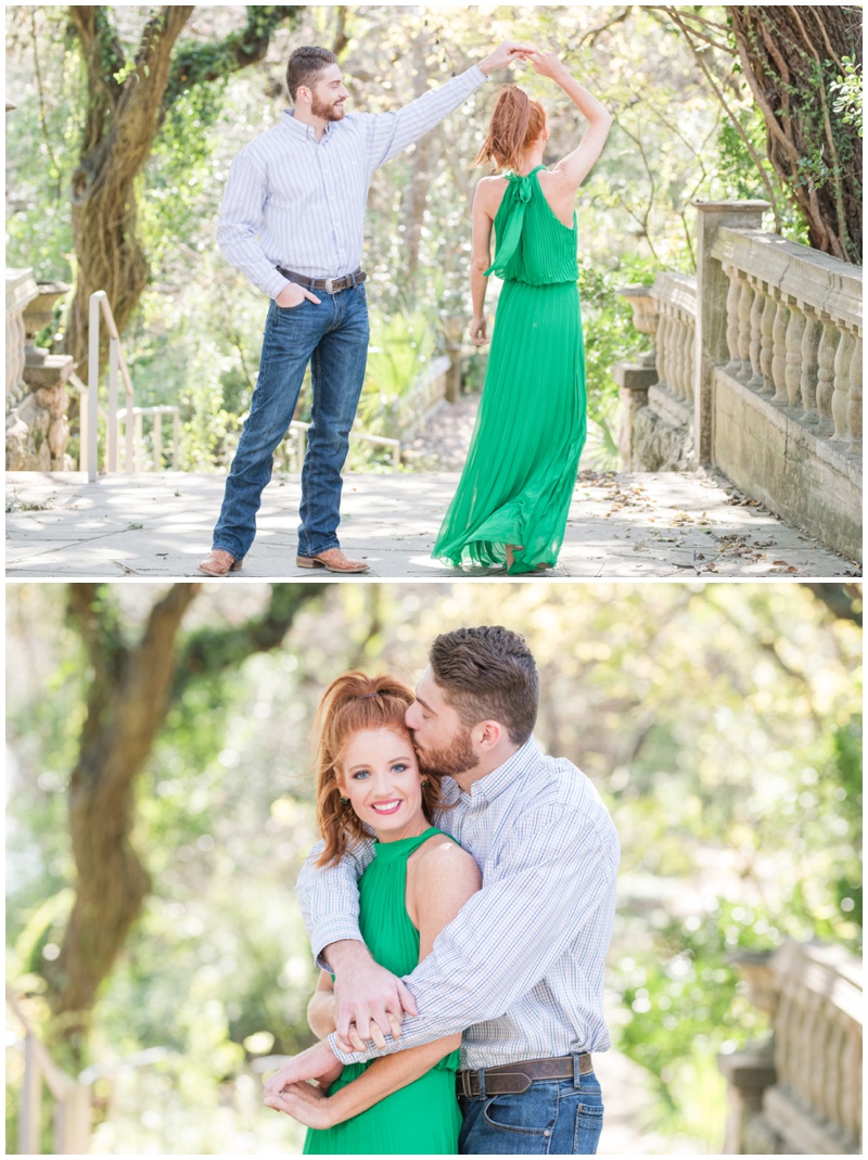 Engagement Pictures from Laguna Gloria in Austin Texas