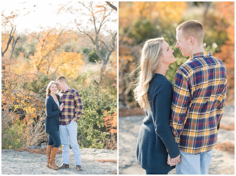 Where to take Fall engagement pictures in Austin Texas