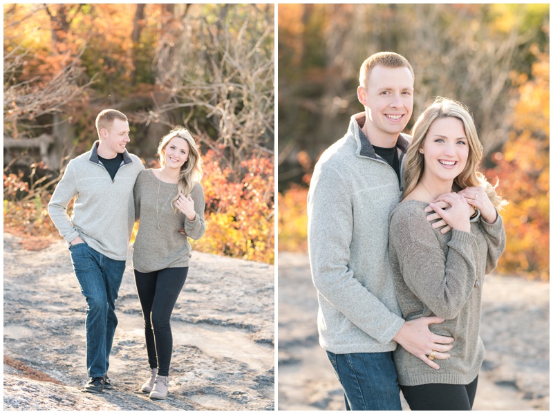 McKinney Falls Engagement Photos in the Fall