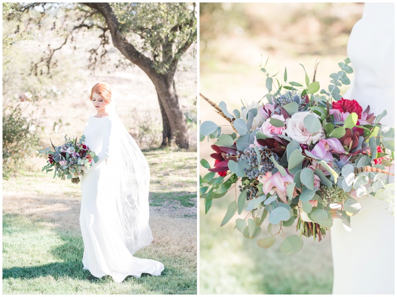 Bridal Portrait at Log Country Cove Cedar Skies Barn