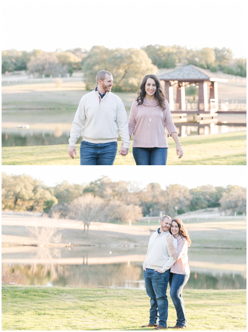 Georgetown Texas engagement photos at Garey Park