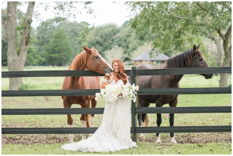 Bridal Portraits with horses