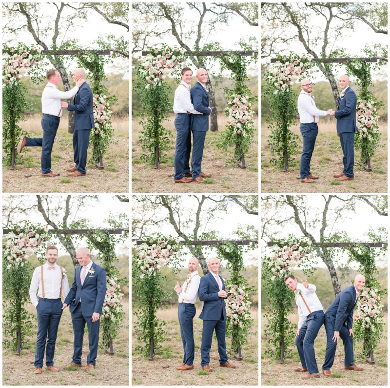 Fun Groomsmen Portraits at The Barn at Swallow's Eve