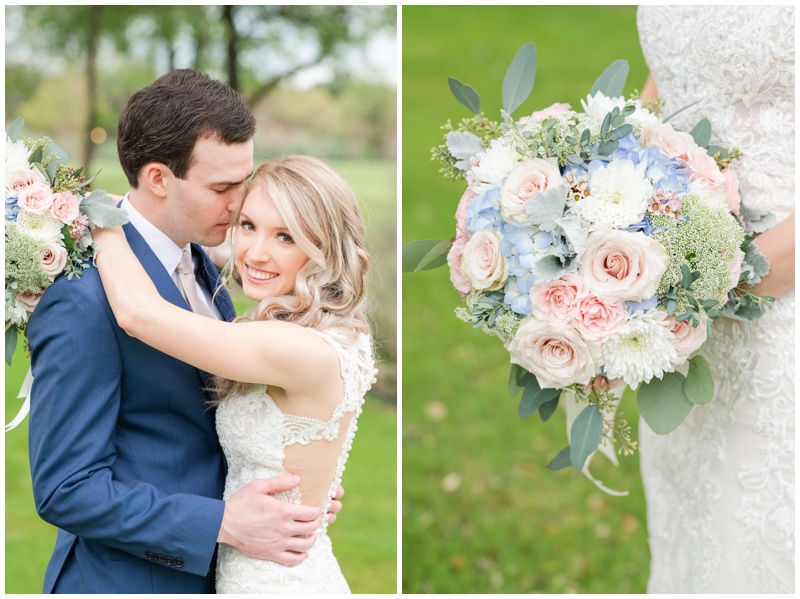 Spring wedding flowers by Park Crest Floral at Texas Old Town