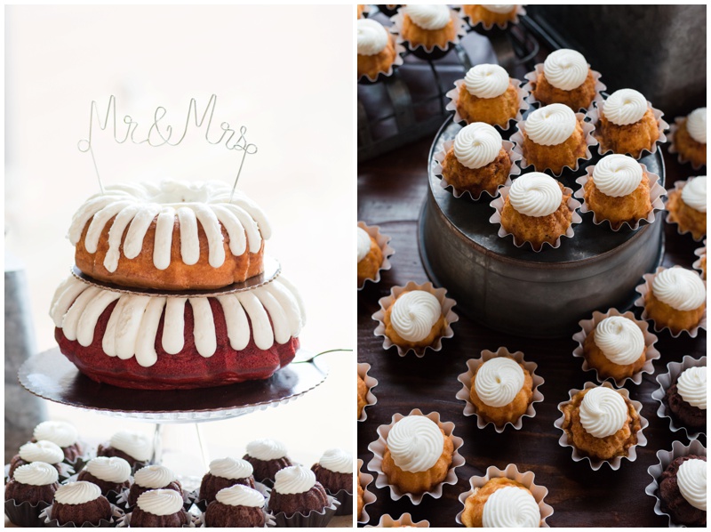 Couple skips wedding cake and replaces it with Nothing Bundt Cakes in mini versions