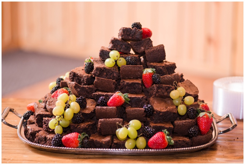 Serve Brownies instead of wedding cake