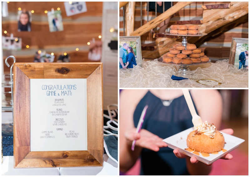 Couple ditches wedding cake for donut bar