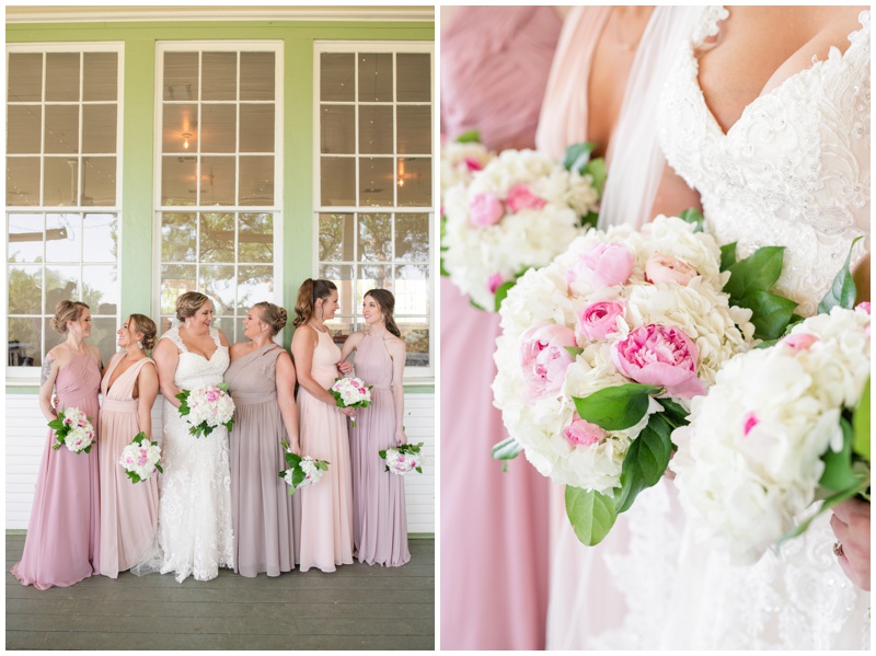 Azazie Bridesmaids dresses at real wedding in Austin Texas