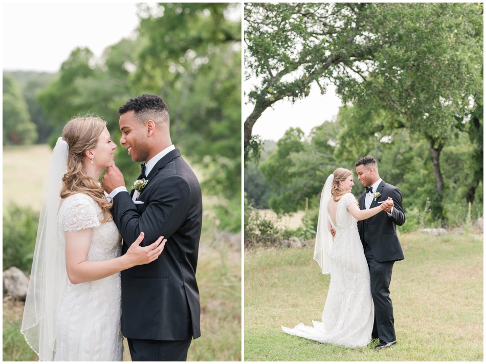 Green and white wedding at CW Hill Country Ranch in Boerne Texas