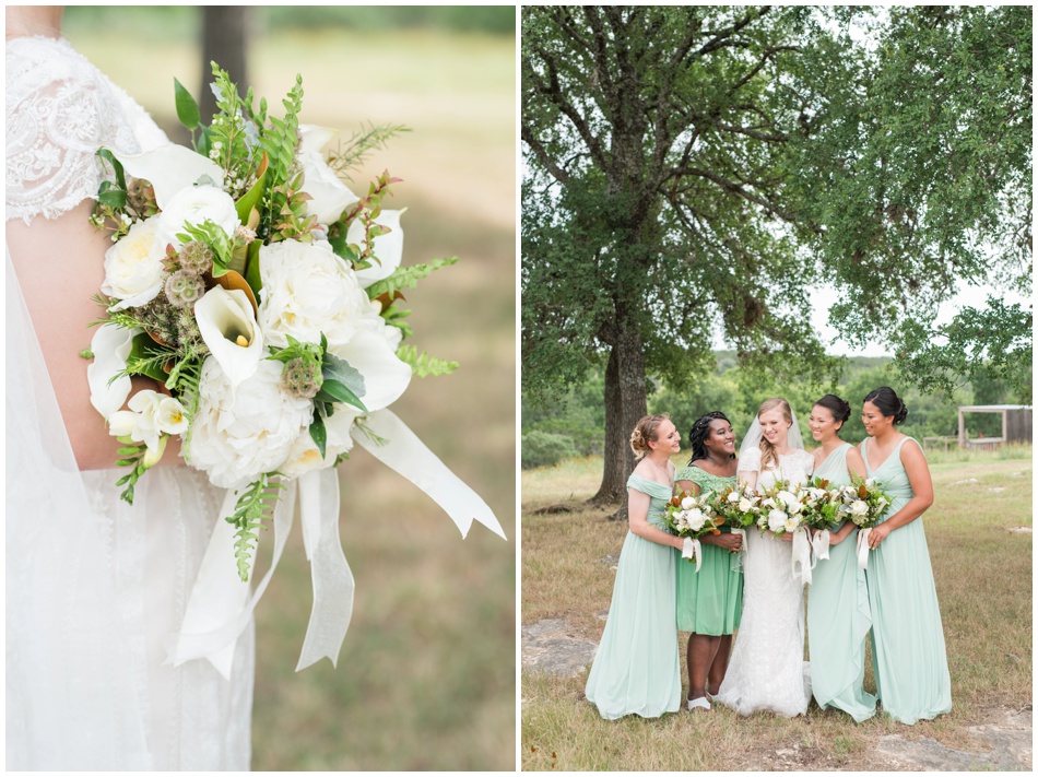 Mint Green Wedding at CW Hill Country Ranch