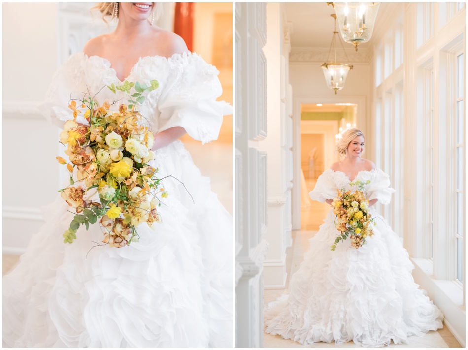 DFW Bridal Portraits with yellow