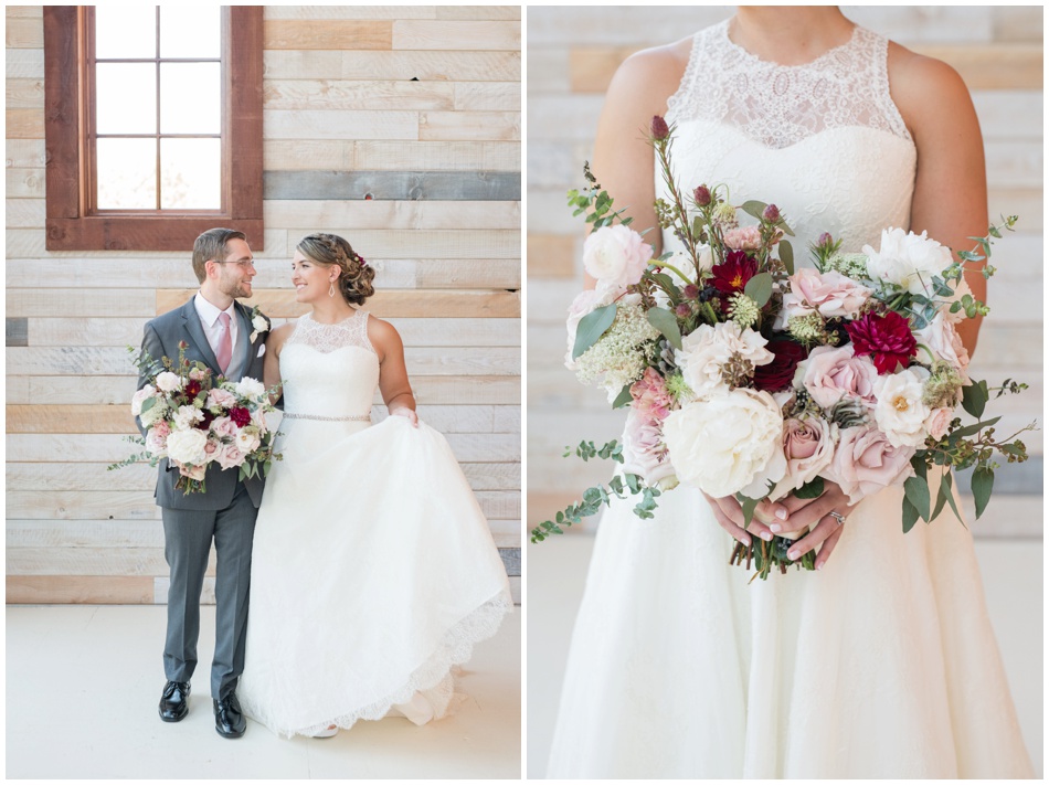 Saddle Creek wedding couple shares their wedding day advice about including a first look