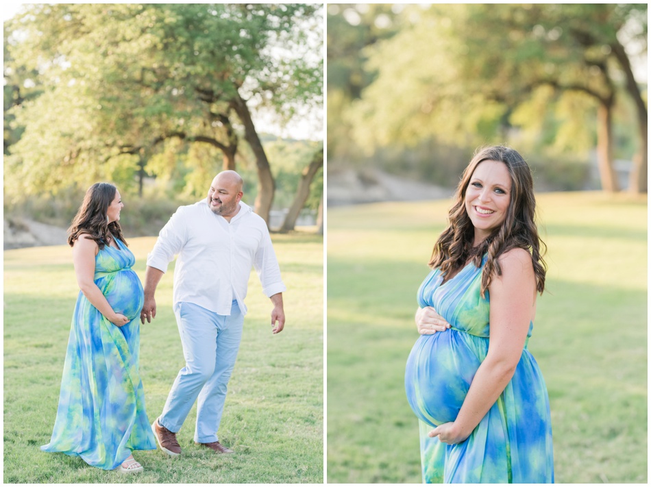 Maternity Photos at The Creek Haus in Dripping Springs Texas