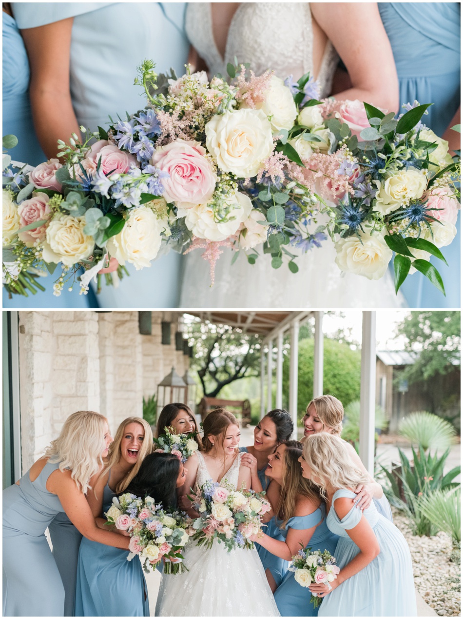Wow Factor Floral Bridesmaids Bouquets for Austin weddings