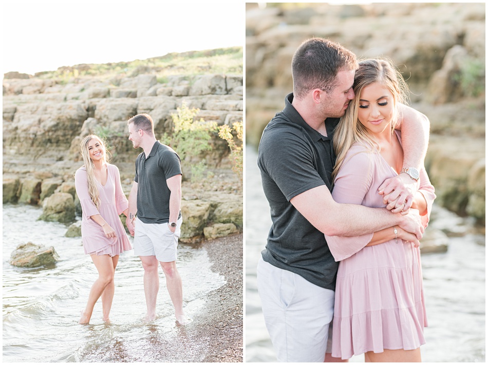 Grapevine Lake engagement pictures